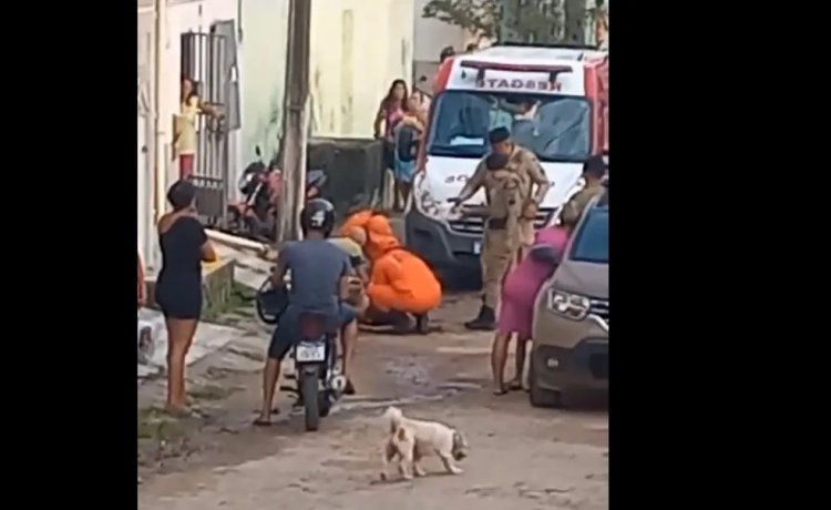 Mulher cai de 1° andar de imóvel na Bahia e diz que foi empurrada por companheiro após discussão; suspeito foi preso em flagrante