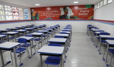 Governador inaugura novo Colégio de Tempo Integral, no bairro Jardim Cajazeiras