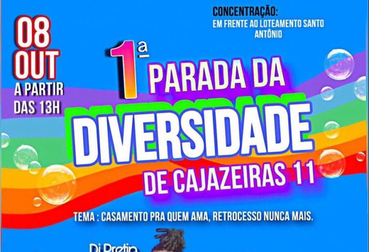 Primeira Parada LGBTQIAPN+ de Cajazeiras XI acontece neste domingo (8)