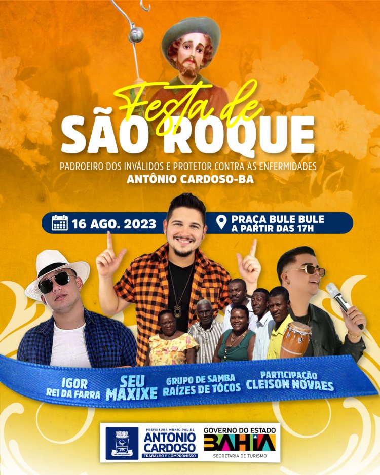 Banda Seu Maxixe se apresenta na Praça Bule Bule em Antônio Cardoso