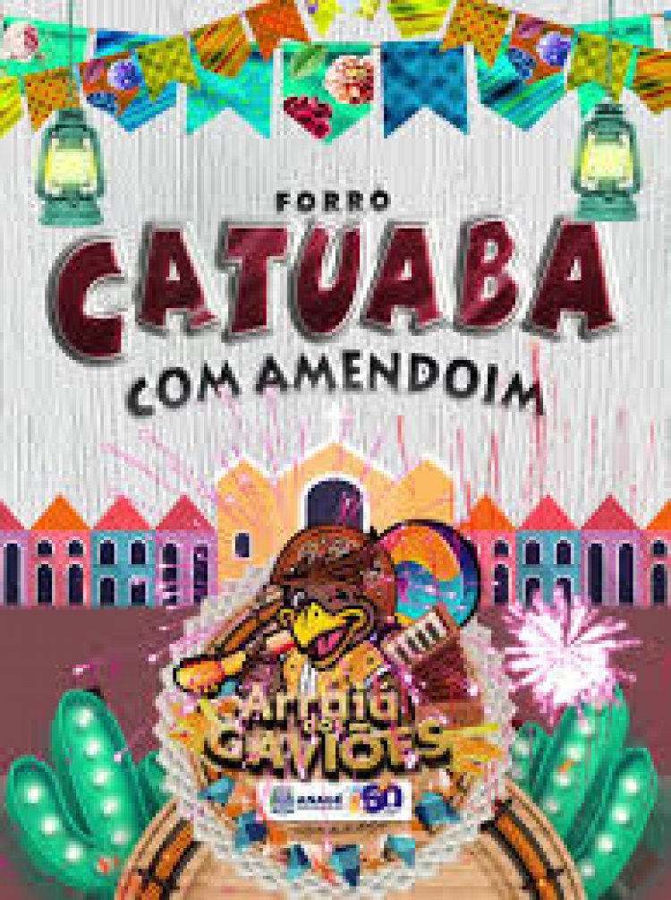 Arraiá dos Gaviões é um Estrondoso Sucesso com Show Inesquecível de Catuaba com Amendoim!