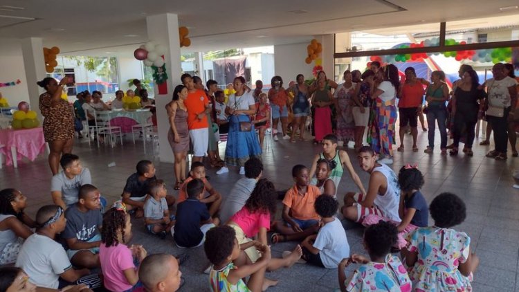 Núcleo de Assistência Comunitária celebra o Natal com crianças e jovens portadores de deficiência intelectual