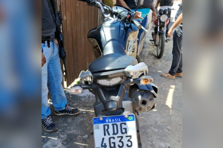 Apreensão de Moto Adulterada em Cajazeiras XI Durante Operação da DRFRV