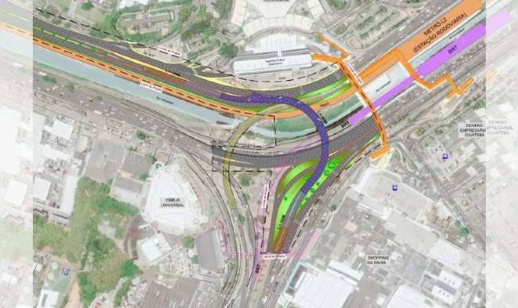 Trecho da Av. ACM é interditado para obra de novo viaduto em Salvador