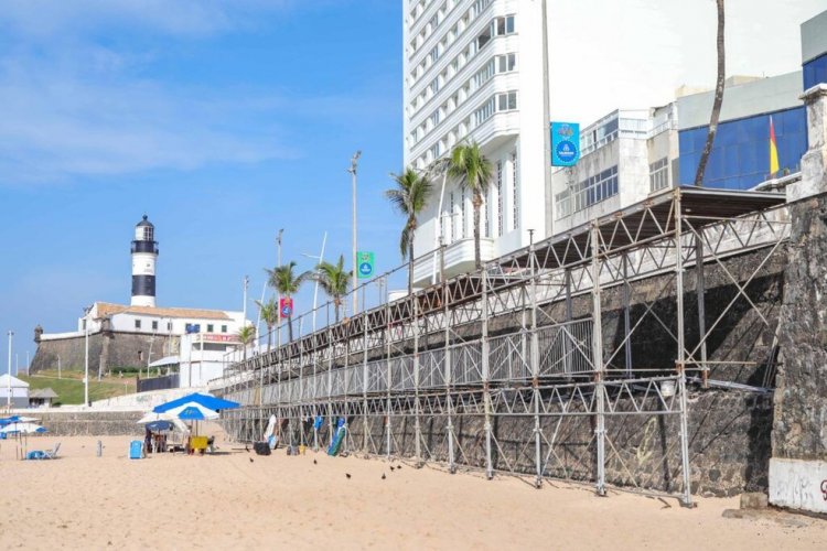 Auditoria suspende interdição na obra da passarela para ambulantes no carnaval de Salvador