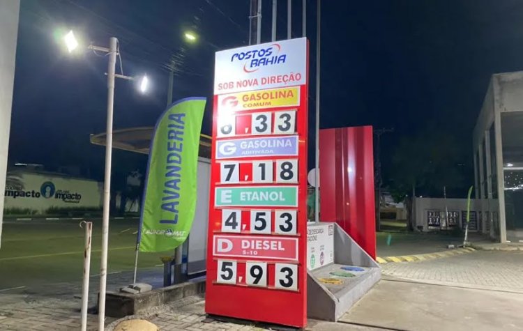 Gasolina dispara em Salvador e já passa dos R$ 7