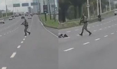 Novo vídeo mostra momento em que suspeito tenta atirar em PMs antes de ser morto na Paralela