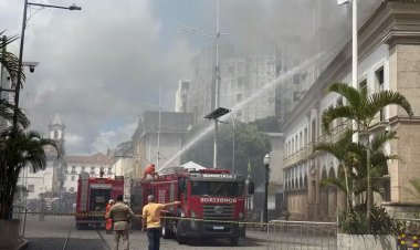 Câmara de Vereadores de Salvador é evacuada após incêndio