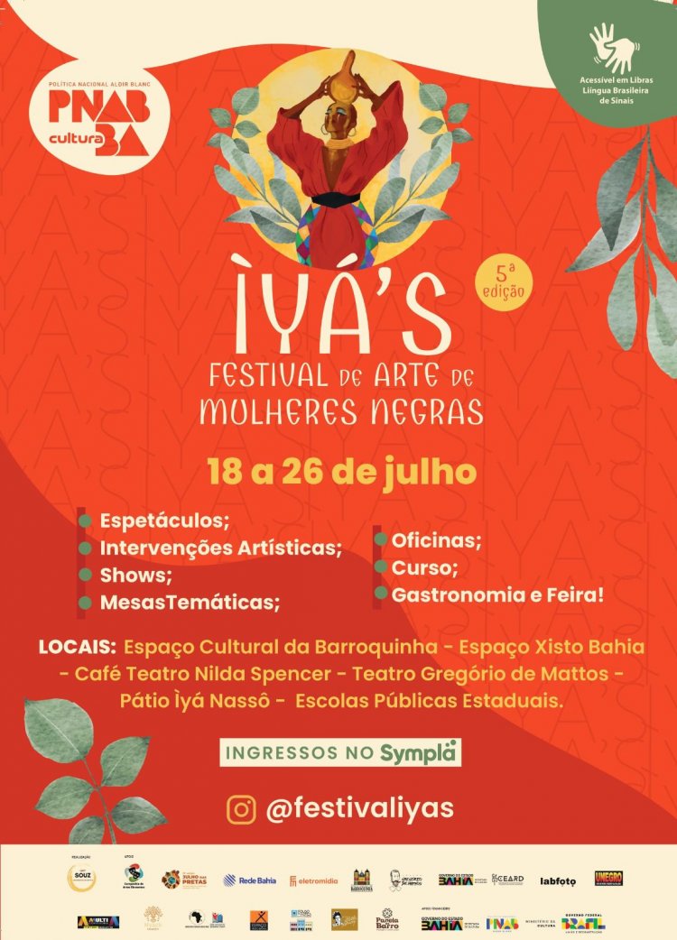 Festival ÌYÁ’S chega à 5ª edição celebrando a arte de mulheres negras em Salvador