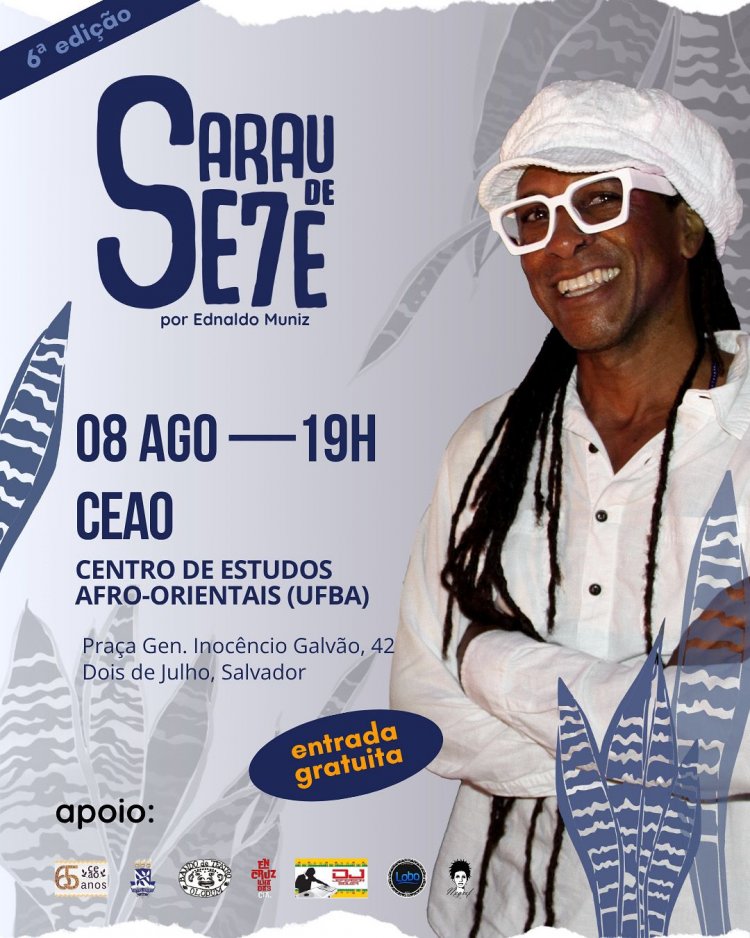 Sarau de Se7e chega à 6ª edição celebrando afetos e novas masculinidades em Salvador