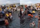 Ninguém ficou ferido; Marinha do Brasil disse que não foi comunicada sobre o evento e que irá tomar as providências necessárias com os responsáveis